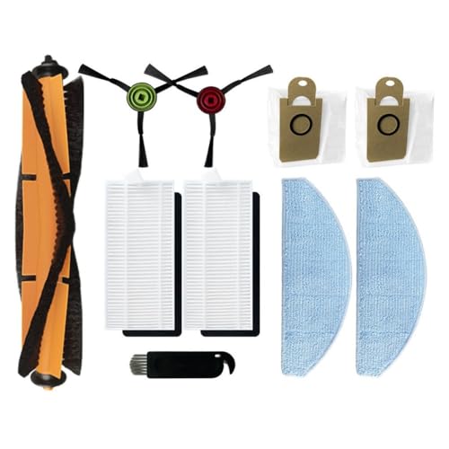 Hauptseitenbürste, Hepa-Filter, Wischmopp, Stoff, Staubbeutel für Vistefly M203 Roboter-Staubsauger, Ersatzteile, Zubehör, Staubsaugerbeutel, waschbar, Zylinder-Staubsaugerfilter Hauptseitenbürste, Hepa-Filter, Wischmopp, Stoff, Staubbeutel für Vistefly M203 Roboter-Staubsauger, Ersatzteile, Zubehör, Staubsaugerbeutel, waschbar, Zylinder-Staubsaugerfilter von MoSundi