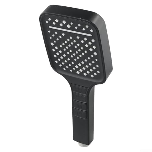 Innovativer Handbrause mit sieben einzigartigen Sprühoptionen für Genuss (schwarz) von MoSundi