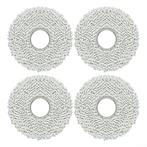 Kompatibles Wischtuch-Ersatz für Airbot Roboter-Staubsauger für X40 Ultra 17000 Pa Mikrofaser-Wischmopp-Pads, erhältlich in 4 oder 10 Stück (4 Stück) von MoSundi