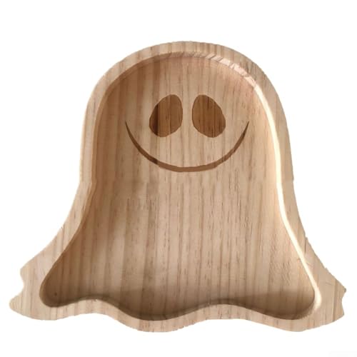 Kuchenblech aus Holz mit einzigartigem Design, perfekte Ergänzung für jede Halloween-Party-Dekoration oder Snack-Display (B) von MoSundi