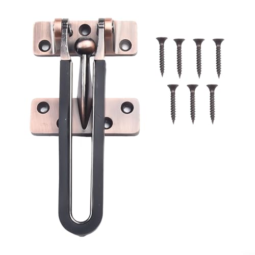 Langlebige Sicherheitslösung Türriegel aus Zinklegierung mit Anti-Diebstahl-Funktionen für Ihr Zuhause (Rotbronze) von MoSundi