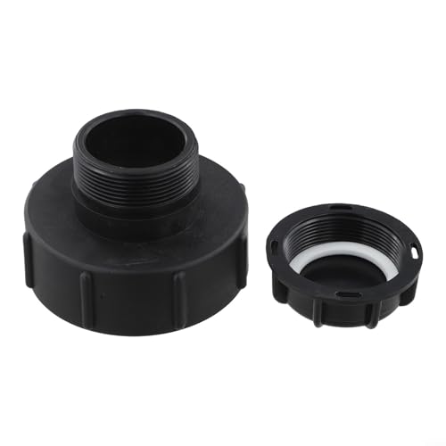 Mehrzweck-IBC-Tankadapter für S100 x 8 auf S60 x 6 Gewinde für Gartenschläuche und Wasserspeicher (A) von MoSundi