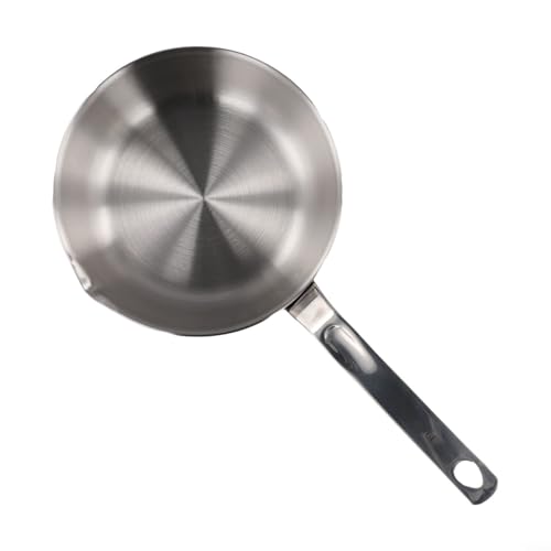 Mini-Omelett-Pfanne, hergestellt aus 316 Edelstahl, perfekt zum Kochen von Eiern und Schmelzen für Butter, einfach zu verstauen (L) von MoSundi