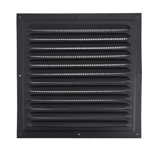 MoSundi Abluftventilator-Abdeckung, Aluminiumlegierung, Lüftungsgitter-Abdeckung, Luftführungstrockner, Badezimmer, Außenwand, Lüftungsschlauch, Kanalgrill (165 x 165 cm) von MoSundi