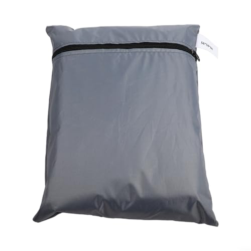 MoSundi Outdoor-Kühlschrankabdeckung, wasserdichte Abdeckung mit 2 Front-Reißverschlüssen für aufrechte Gefrierschränke (grau 56 x 58 x 86 cm) von MoSundi