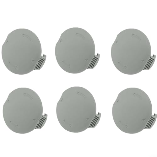 MoSundi Rasentrimmer-Spulenabdeckung, Ersatz für Bosch für EasyGrassCut 18V-230 18V-26 18V-260 23 26 Serie Elektro-Saitentrimmer-Spulenkappenteil (6 Stück) von MoSundi