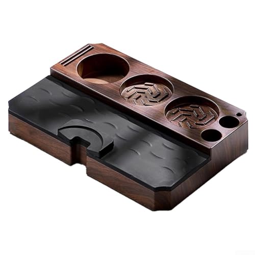 Multifunktionale Espresso-Tamper-Matte mit Holzmaserung für Kaffee-Tamper-Station Multifunktionale Espresso-Tamper-Matte mit Holzmaserung für Kaffee-Tamper-Station von MoSundi