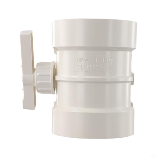 Professionelles PVC-Regelventil für manuelle Luftstromregelung in Entlüftungssystemen (110 mm) von MoSundi