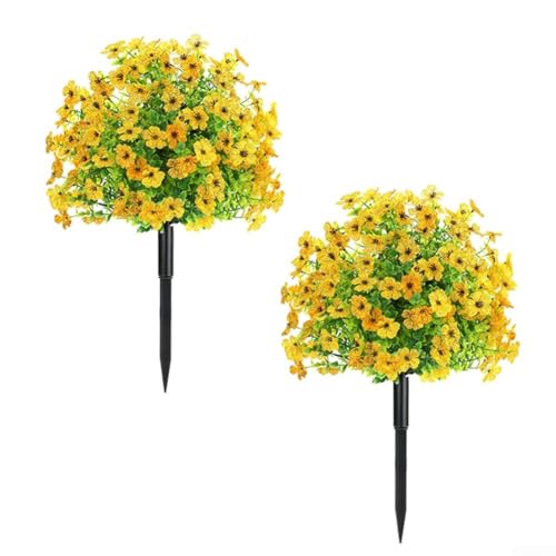 Realistische 61 cm Buchsbaum-Formschnittkugeln verschönern jeden Innen- oder Außenbereich (lila-gelb) von MoSundi