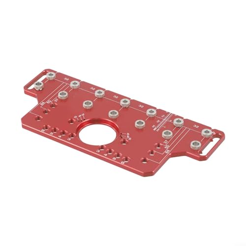 Regal Pin Locator Jig Essential Tool for Accurate Drilling in Furniture Assembly Projects (Type A) von MoSundi