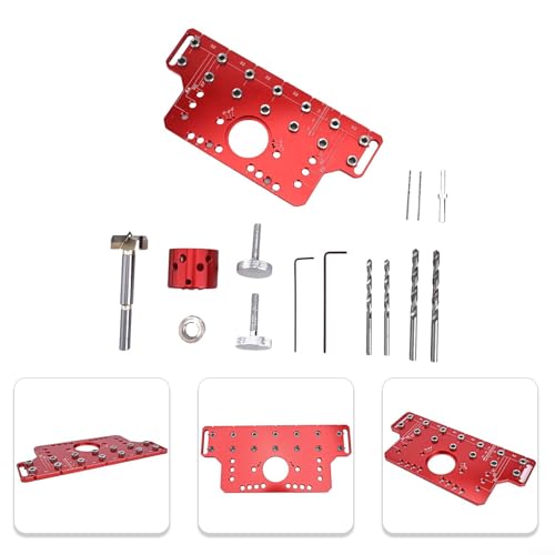 Regal Pin Locator Jig Essential Tool for Accurate Drilling in Furniture Assembly Projects (Type B) von MoSundi