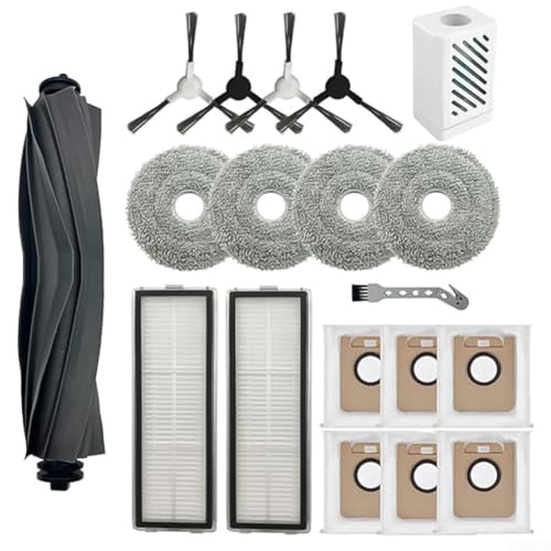 Reinigungszubehör-Set für Hauptbürste, Wischmopp-Pads, Filter und Bürsten der L10-Serie für eine effektive Reinigung von MoSundi