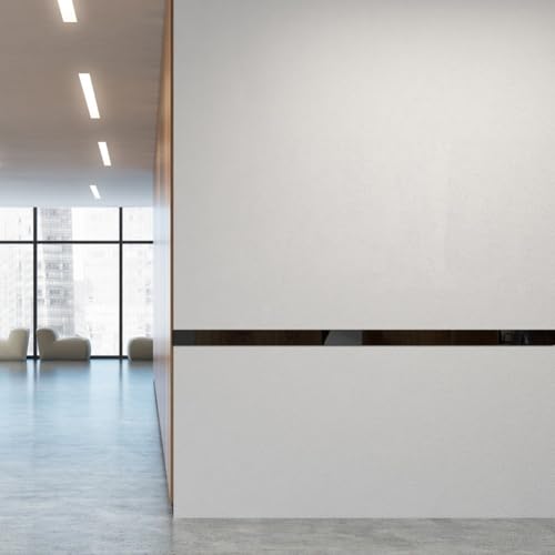 Set mit 10 langen, gestreiften Acryl-Spiegelaufklebern für stilvolle Wanddekoration für Wohnzimmer und Schlafzimmer (schwarz) von MoSundi