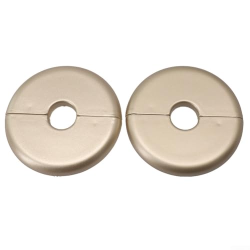 Set mit 2 Rohrabdeckungen für Heizkörper mit 15 mm Löchern, schnelle Installation (Gold) von MoSundi