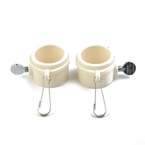 Set mit 2 drehbaren Fahnenmast-Ringen für 2,5 cm Durchmesser, geeignet für Schule, Büro und Zuhause von MoSundi