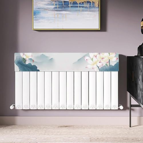 Staubdichte Heizkörperabdeckung mit atmungsaktivem Samtmaterial, stilvoller und funktionaler Heizungsschutz, hilft Ihr Zuhause sauber zu halten und verbessert die Ästhetik des Innenraums (160 cm) von MoSundi