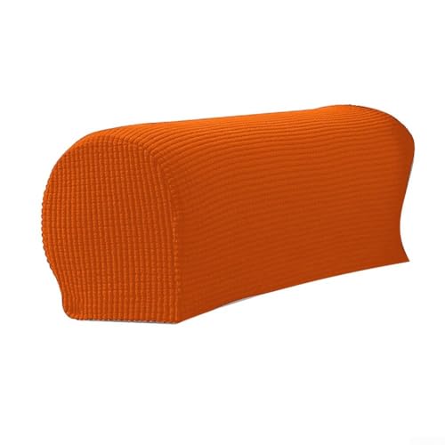 Stilvolle elastische Couchhusse, 2er-Set aus kariertem Stoff, um die Ästhetik Ihres Hauses zu verbessern (Orange) von MoSundi