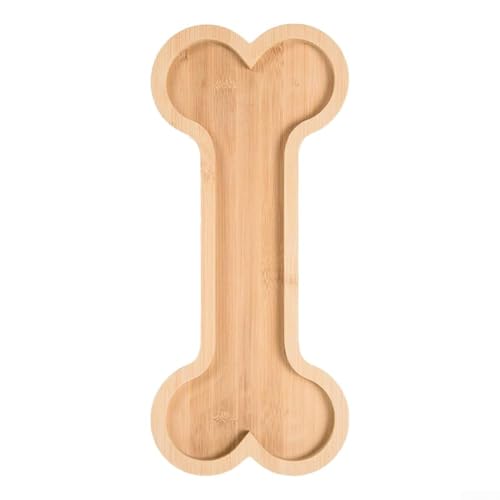 Stilvolles Holztablett in Hundeknochenform, perfekt für Futter oder Schmuck Stilvolles Holztablett in Hundeknochenform, perfekt für Futter oder Schmuck von MoSundi