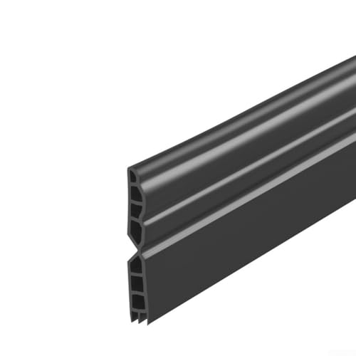 TPE-Türbodendichtung für Isolierung, 100 cm, Design zur Blockierung von Staub und Luftstrom, einfache Installation (schwarz) von MoSundi