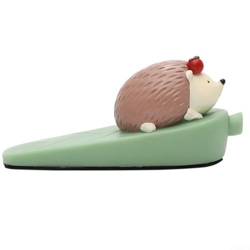 Tier-Cartoon-Türstopper-Keil aus PVC und Emaille mit rutschfestem Korn-Design und weicher Unterseite für sicheren Türhalt und Bodenschutz (A) von MoSundi