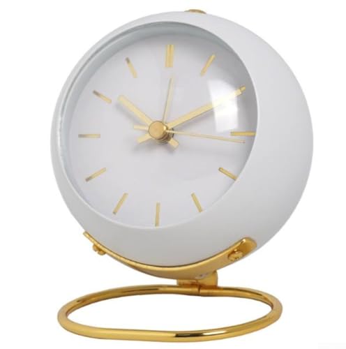 Time Management Essential Silent Desktop Clock with Luminous Features for Better Visibility (White) von MoSundi