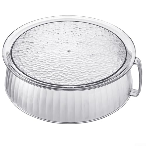 Transparente, staubdichte, mehrschichtige Lebensmittelisolierung, Kunststoff-Design für die Küche, geeignet für Gemüse, Obst und Mahlzeiten, faltbar für platzsparende Aufbewahrung (eine Schicht) von MoSundi