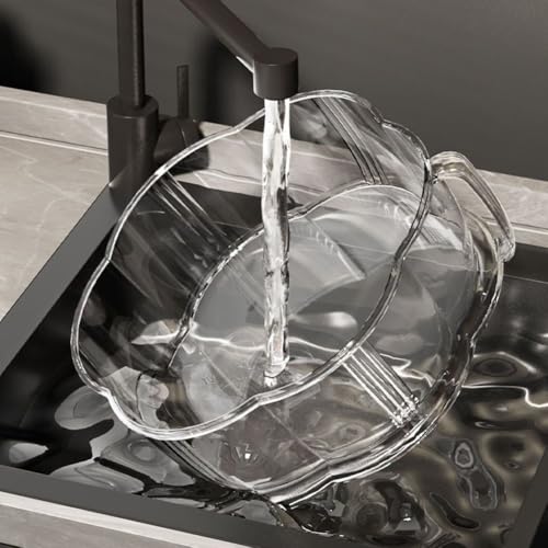 Transparente, staubdichte, mehrschichtige Lebensmittelisolierung, Kunststoff-Design für die Küche, geeignet für Gemüse, Obst und Mahlzeiten, faltbar für platzsparende Aufbewahrung (zweilagig) von MoSundi