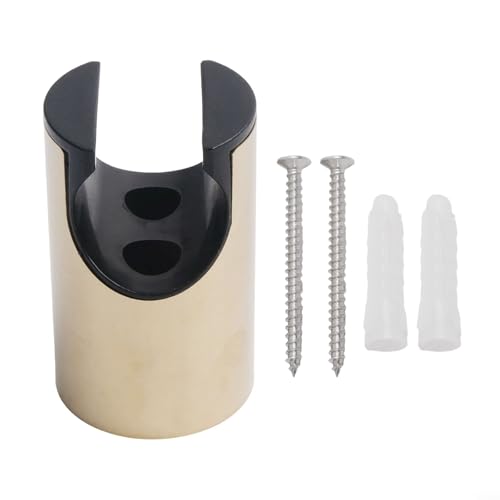 WC-Duschhalter für Handbrause und Duschkopf mit schlankem Design (Gold-1) von MoSundi