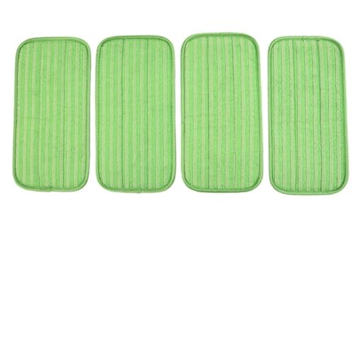 Wiederverwendbare Wischmopp-Pads für Swiffer für Nassstrahlmopps und 10 30,5 cm Mikrofaser-Mops für effiziente Reinigung auf Hartholz-, Fliesen-, Laminat- und Vinylböden (4 Stück) von MoSundi