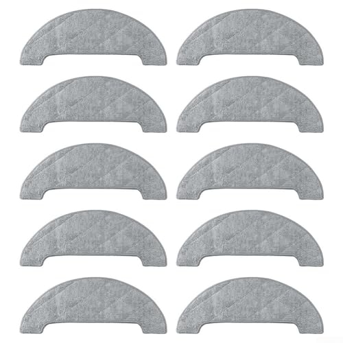 Wischmopp-Pads für Honiture für Q6 Pro, für Laresar für L6 Pro Roboter-Staubsauger, entworfen für effiziente Bodenreinigung und schnelles Trocknen (10 Stück) von MoSundi