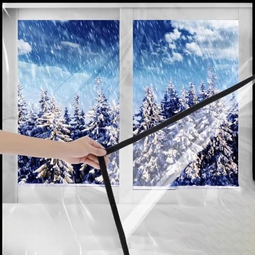 Zuverlässige, winddichte Fensterfolie für ein komfortables und energieeffizientes Zuhause (1,2 m x 1,8 m) von MoSundi