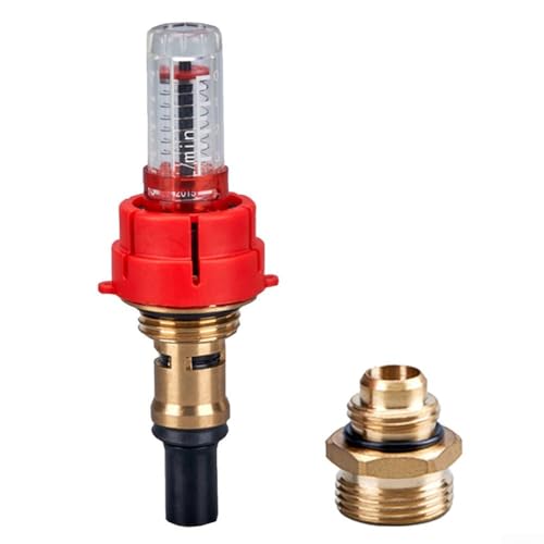 für Wasserdurchflussmesser für Fußbodenheizung Verteiler, einfaches Ablesen mit abnehmbarem Schauglas für Wasserdurchflussmesser für Fußbodenheizung Verteiler, einfaches Ablesen mit abnehmbarem Schauglas von MoSundi