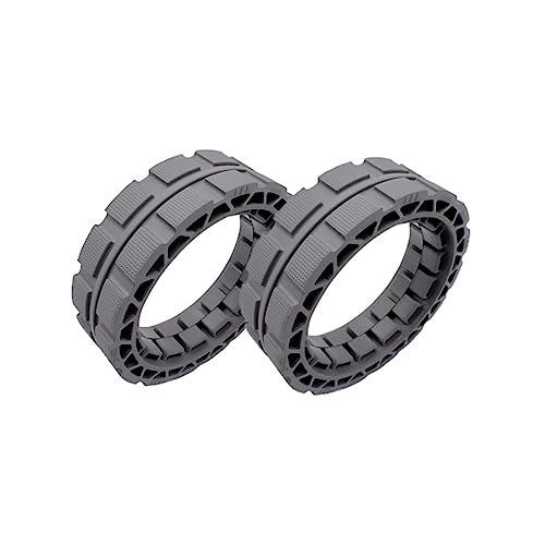 Radreifen, kompatibel mit ECOVACS DEEBOT OZMO X1 Omni / T10 Turbo / T10 Plus / T20 Roboter-Staubsauger-Zubehör-Ersatzteilen (Color : X1 Tires 1Pair) von MoVols