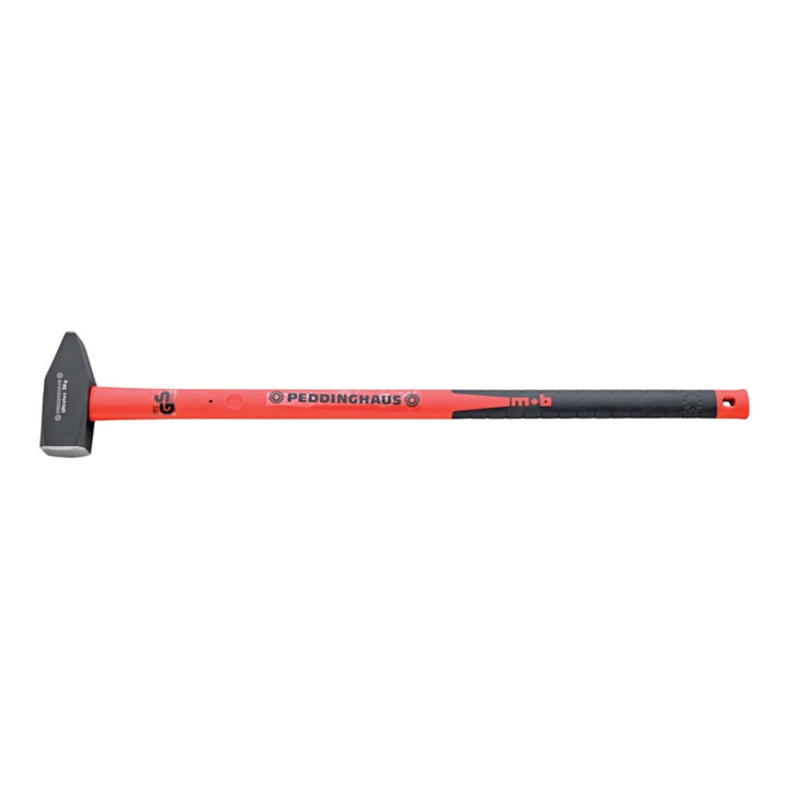 B-Ware Peddinghaus Vorschlaghammer Hammer 4 Kg Ultratec Stiel Glasfaser Schwarz von Mob Peddinghaus