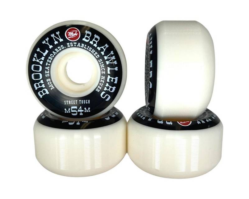 Mob Skateboards Skateboard MOB Wheels Skateboard-Rollen BROOKLYN BRAWLERS 100A 54mm (4er Set) von Mob Skateboards