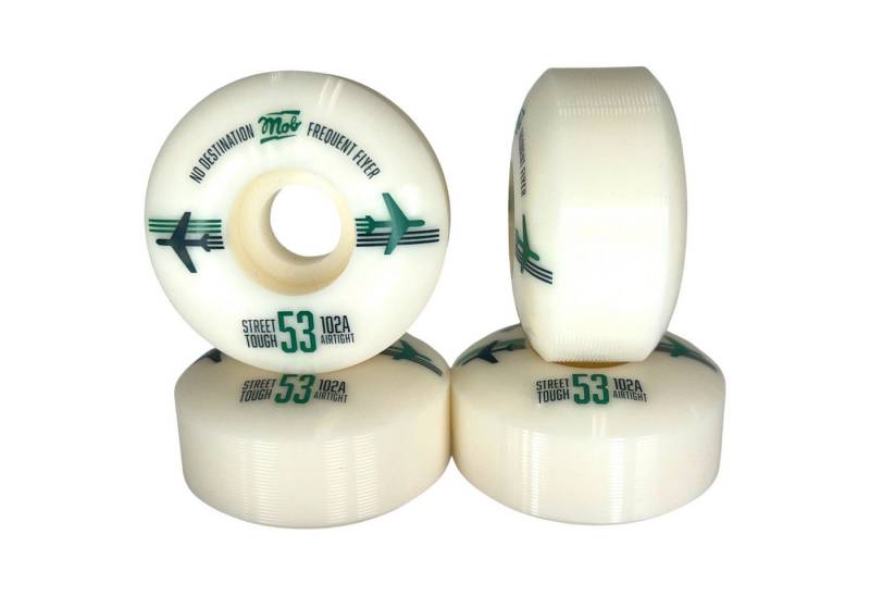 Mob Skateboards Skateboard MOB Wheels Skateboard-Rollen "FLY Wheels" 102A 53mm weiß (4er Set) von Mob Skateboards