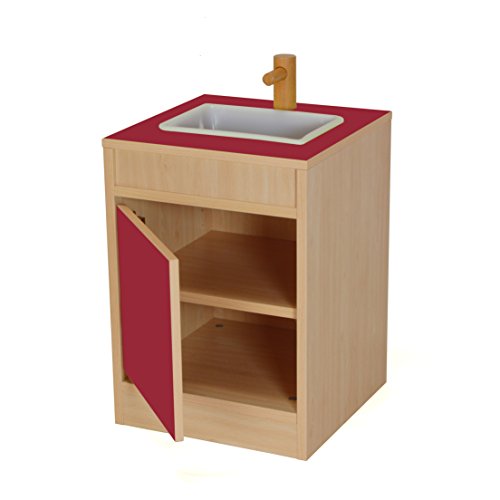 Mobeduc Küche Spüle Modul, Holz, Kirsche rot, 40 x 56 x 40 cm von Mobeduc