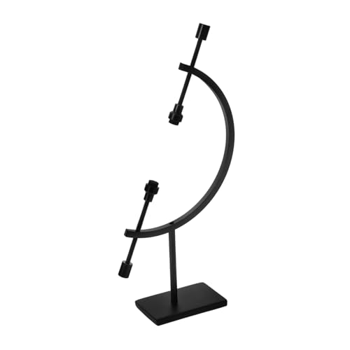 Kristallkugel-display-ständer Ballhalterständer Edelstein-präsentationsständer Kugelhalter Kugelsteinhalter Kugel-display-halter Kugelständerhalter Rock-eierständer Black Metall Mobestech von Mobestech