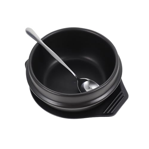 Mobestech Keramik Bibimbap Topf mit Deckel Kochtopf für Geschmorte Hühnersuppe Induktionsgeeignet 1 Satz für Koreanische Küche Mobestech Keramik Bibimbap Topf mit Deckel Kochtopf für Geschmorte Hühnersuppe Induktionsgeeignet 1 Satz für Koreanische Küche von Mobestech