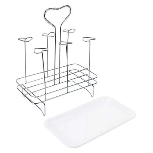 Mobestech 1 Satz Küchen Organizer mit Abtropfgestell für Wasserbecher Eleganter Cup Draining Rack mit Ablauffanne Vielseitiger Becherhalter für Ordentliche Arbeitsplatte Zufällige Farbe Mobestech 1 Satz Küchen Organizer mit Abtropfgestell für Wasserbecher Eleganter Cup Draining Rack mit Ablauffanne Vielseitiger Becherhalter für Ordentliche Arbeitsplatte Zufällige Farbe von Mobestech