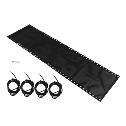 Mobestech 1 Satz Stoff Für Sling-Stuhl Ersatzmaterial Für Gartenstühle Ersatzstoff Für Stühle Stuhl-ersatz- Stuhlstock-kit Austausch des Loungesesselbezugs Tragetuchstoff Black Nylon von Mobestech