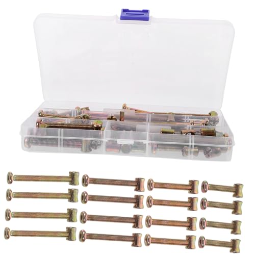 Mobestech 1 Schachtel DIY Schrauben und Muttern Set für Möbel Robuste Holzbefestigungen für Betten Stühle Cots und Einfache Installation Langlebig und Vielseitig Einsetzbar Mobestech 1 Schachtel DIY Schrauben und Muttern Set für Möbel Robuste Holzbefestigungen für Betten Stühle Cots und Einfache Installation Langlebig und Vielseitig Einsetzbar von Mobestech