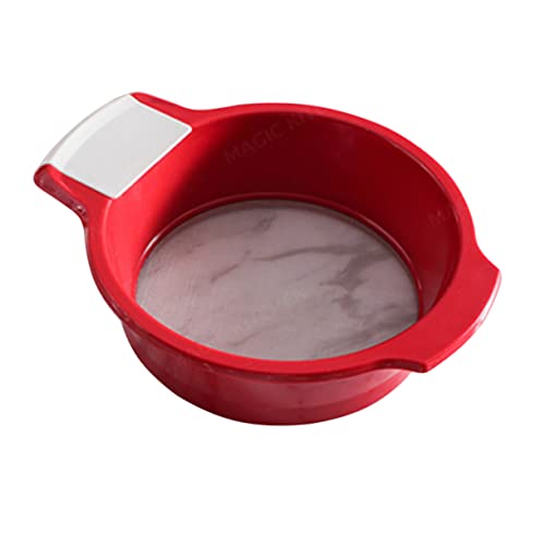 Mobestech 1 Stück Küchen Zubehör Handheld Mehlsieb Kleiner Rot Weißer Feiner Sieb für Backen von Brot Pizza Keksen Leicht mit Praktischem Griff für Einsatz zu Hause Restaurant Mobestech 1 Stück Küchen Zubehör Handheld Mehlsieb Kleiner Rot Weißer Feiner Sieb für Backen von Brot Pizza Keksen Leicht mit Praktischem Griff für Einsatz zu Hause Restaurant von Mobestech