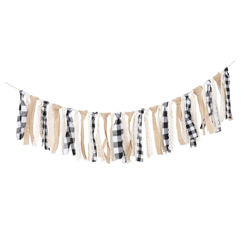 Mobestech 1 Stück Rustikales Jute Banner mit Fransen für Geburtstagsfeiern Dekorative Girlande für Hochzeiten Babypartys und Fotoshootings Buffalo Plaid Design Mobestech 1 Stück Rustikales Jute Banner mit Fransen für Geburtstagsfeiern Dekorative Girlande für Hochzeiten Babypartys und Fotoshootings Buffalo Plaid Design von Mobestech