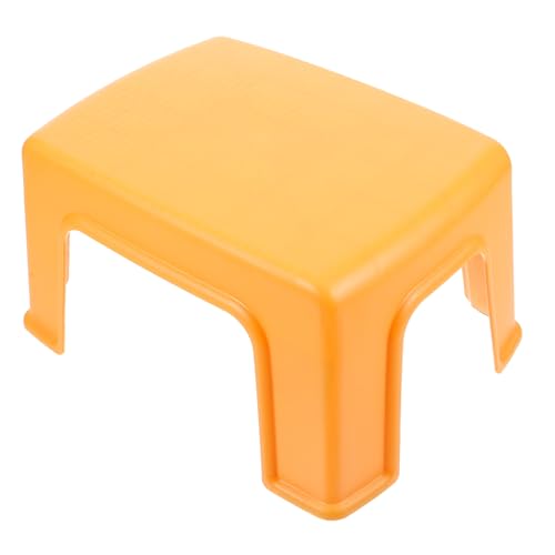 Mobestech 1stück Kreativer Fußhocker Für Rutschfester Tragbarer Wohnzimmersitz Orange Als Tritthocker Und Fußstütze Passend Für Zuhause Und Dekoration von Mobestech