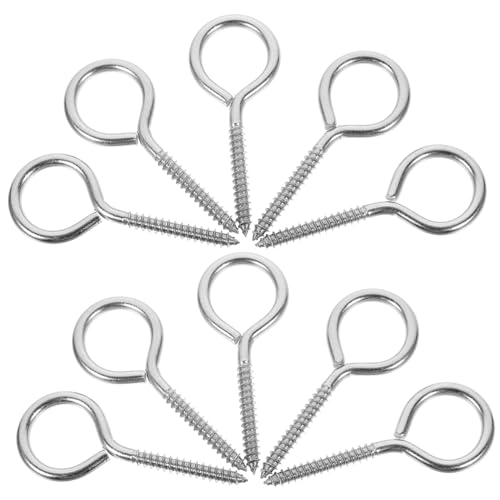 Mobestech 10 Stück Teiliges Edelstahl Ringschrauben mit Geschlossener Schlaufe Selbstschneidende Augenschrauben Rostfrei Stabil und Langlebig Geeignet für Innen Außenbereich Einfache Mobestech 10 Stück Teiliges Edelstahl Ringschrauben mit Geschlossener Schlaufe Selbstschneidende Augenschrauben Rostfrei Stabil und Langlebig Geeignet für Innen Außenbereich Einfache von Mobestech