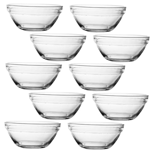 Mobestech 10 Stück Teiliges Kleine Transparente Glasschalen Vielseitige Dessert und Salatschalen Geeignet für Dips Saucen Snacks Gewürze Dekorative Haushaltsgeschirr für Tisch und Küche Mobestech 10 Stück Teiliges Kleine Transparente Glasschalen Vielseitige Dessert und Salatschalen Geeignet für Dips Saucen Snacks Gewürze Dekorative Haushaltsgeschirr für Tisch und Küche von Mobestech