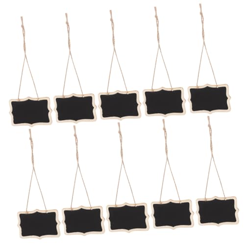 Mobestech 10 Stück Teiliges Mini Holz Kreidetafeln Doppelseitige Beschreibbare Schilder Hängend für Geschäftszeiten Tür Vielseitige Mini Tafeln zum Beschriften und Dekorieren Mobestech 10 Stück Teiliges Mini Holz Kreidetafeln Doppelseitige Beschreibbare Schilder Hängend für Geschäftszeiten Tür Vielseitige Mini Tafeln zum Beschriften und Dekorieren von Mobestech
