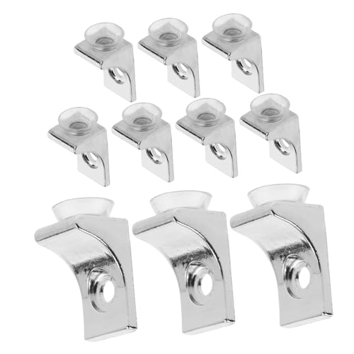 Mobestech 10 Stück Teiliges Regalhalterungen aus Zinklegierung Langlebige Kratzfeste Bodenträger für Einlegeböden Einfache Montage Geeignet für Schrank Bücherschrank Vorratsschrank Mobestech 10 Stück Teiliges Regalhalterungen aus Zinklegierung Langlebige Kratzfeste Bodenträger für Einlegeböden Einfache Montage Geeignet für Schrank Bücherschrank Vorratsschrank von Mobestech