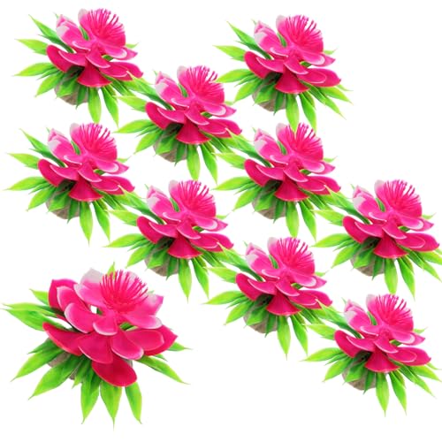 Mobestech 10stücke Blumenornament Für Sushi-Teller Dekoration Für Speiseteller Serviertablett-Blume Kreative Geschirrdekor Für Esstisch Einfache Lagerung Und Transport Robuste Materialien von Mobestech